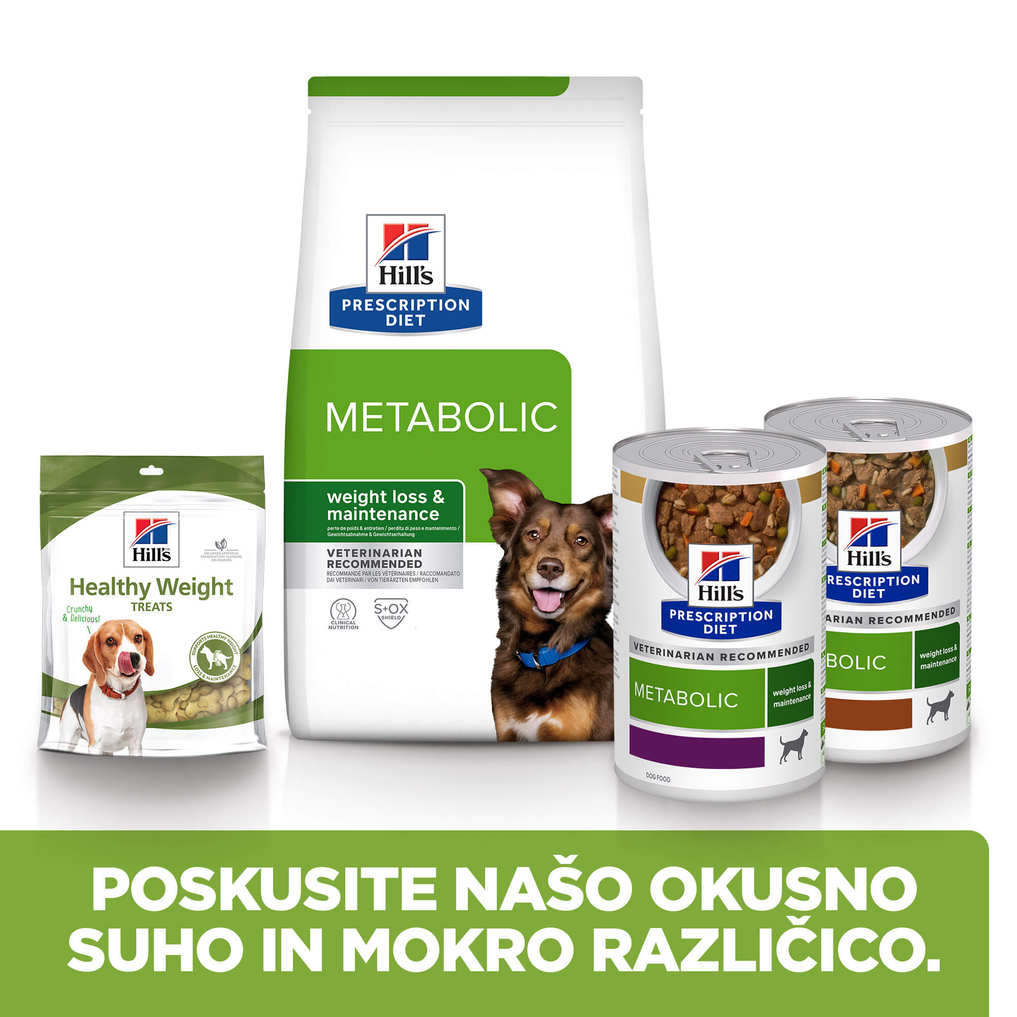 Hill’s Prescription Diet Metabolic Weight Management 370g mokra hrana s koščki za pse Hill’s Prescription Diet Metabolic Weight Management 370g mokra hrana s koščki za pse