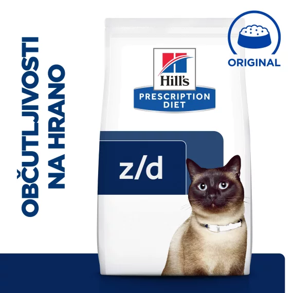 Hill's z/d Food Sensitivities briketi za mačke 1,5 kg