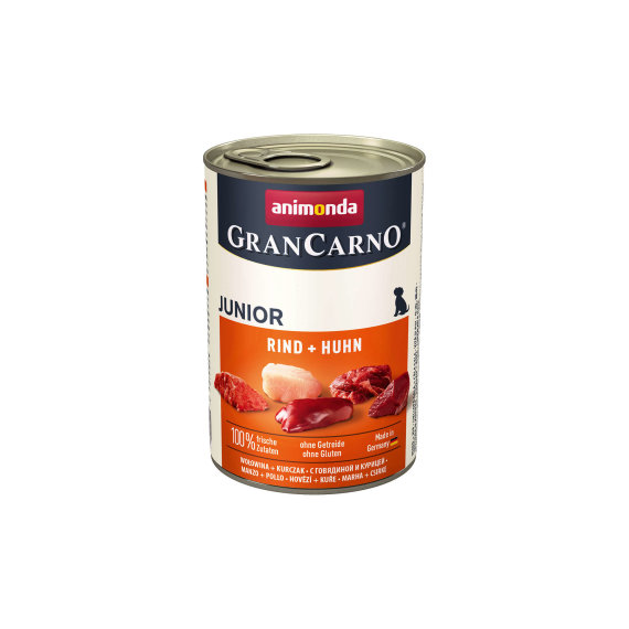 Animonda GranCarno Junior Govedina+Piščanec pločevinke 400 g