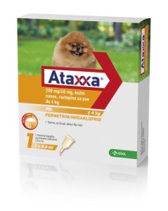ATAXXA ZA PSE DO 4 kg - 1 pipeta