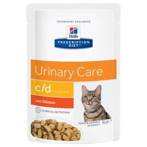 Hill's c/d Urinary Care vrečke za mačke 85 g - piščanec