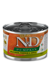 N&D pločevinke Divja Svinja+Buča+Jabolko 140 g