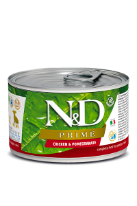 N&D pločevinke Puppy Piščanec+Granatno Jabolko 140 g