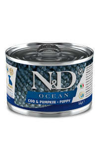 N&D pločevinke Puppy Polenovka+Buča 140 g