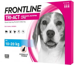 Frontline Tri-Act za pse 10-20 kg 3 kos
