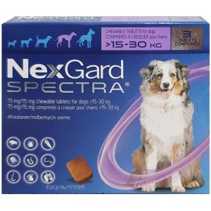 Nexgard Spectra 15-30 kg 3 tablete