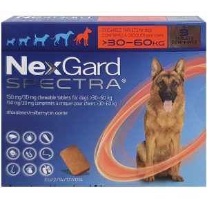Nexgard Spectra 30-60 kg 3 tablete