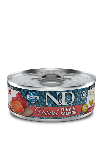 N&D Natural Tuna+Losos 80 g