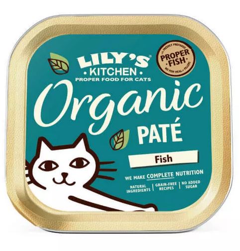 Lily's Kitchen Organic Pate - Riba, Svinjina, Piščanec in Govedina 85 g