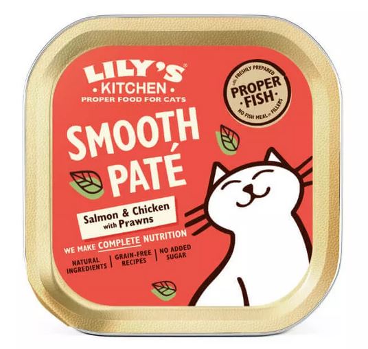 Lily's Kitchen Smooth Pate - Losos, Piščanec, Svinjina in Kozice 85 g