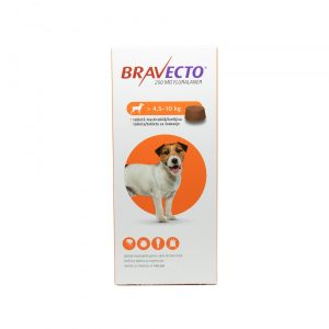 Bravecto za majhne pse 4,5-10 kg 1 žvečljiva tableta