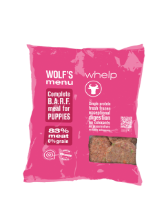 Wolf's Menu Whelp Govedina surova hrana za pasje mladičke 800 g