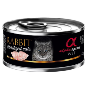 Alpha Spirit Kunec 85 g pločevinke za sterilizirane mačke