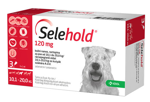 Selehold 120 mg - za pse 10,1-20 kg (1 ampula)