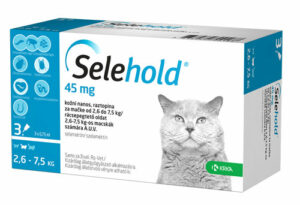 Selehold 45 mg - za mačke 2,6-7,5 kg (1 ampula)