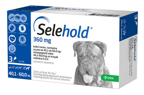 Selehold 360 mg - za pse 40,1-60 kg (1 ampula)