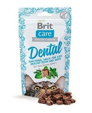 Brit Care Cat Functional snack Dental 50g priboljški za mačke