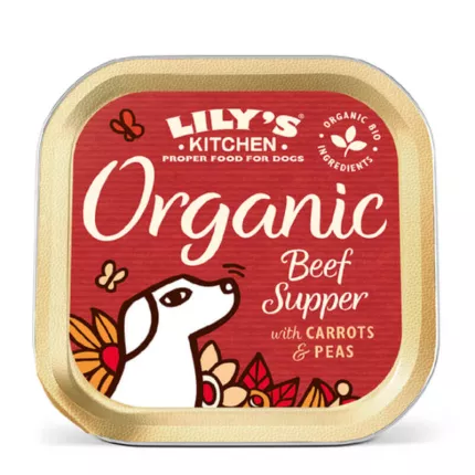 Lily's Kitchen Bio Večerja Govedina, Piščanec in Svinjina alu - Mokra hrana za odrasle pse 150 g