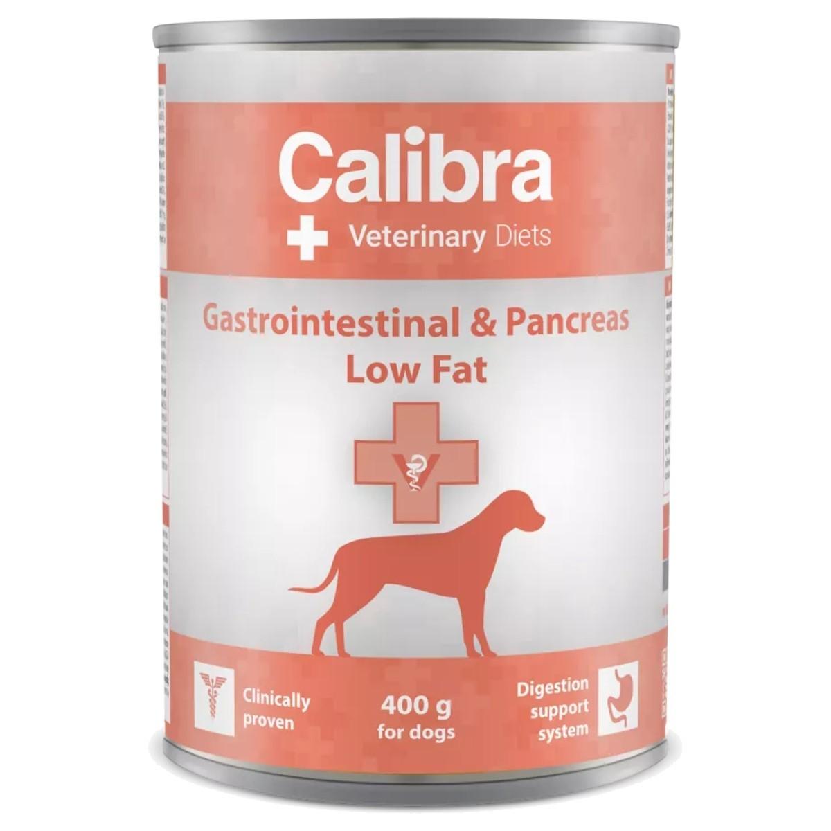 Calibra Dieta Gastrointestinal/Pankreas Low Fat 400g mokra hrana s koščki za pse