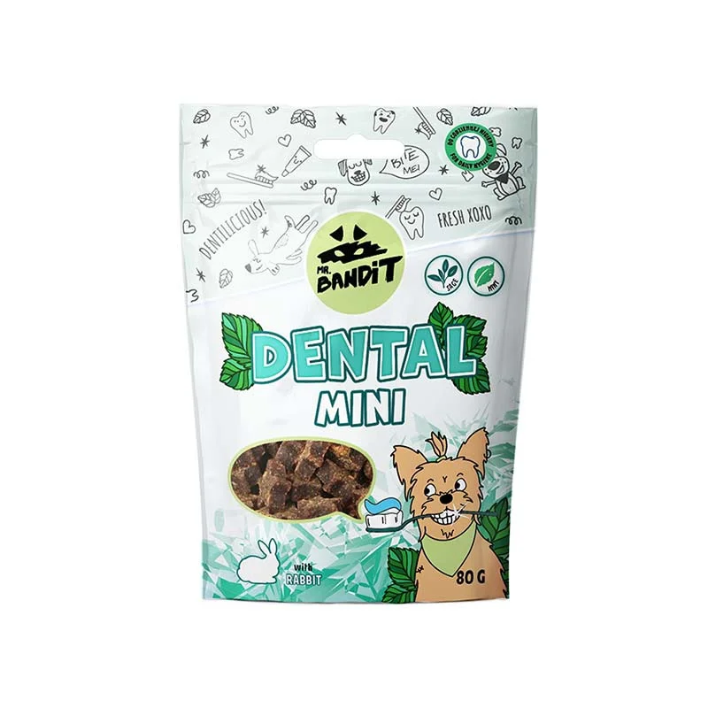 Mr. Bandit DENTAL MINI Kunec 80g priboljški za pse