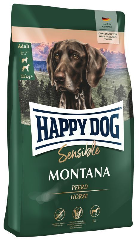 Happy Dog Sensible Montana 4kg briketi za srednje velike in velike pasme psov