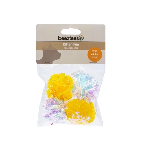 Beeztees Kitten Crinkle 5cm igrača za mačje mladičke
