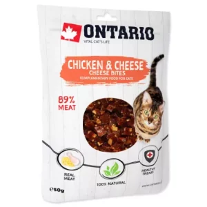 Ontario Piščanec in sir 50g priboljški za mačke