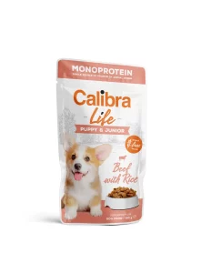 Calibra Life Mono Govedina 150g mokra hrana s koščki za pasje mladičke