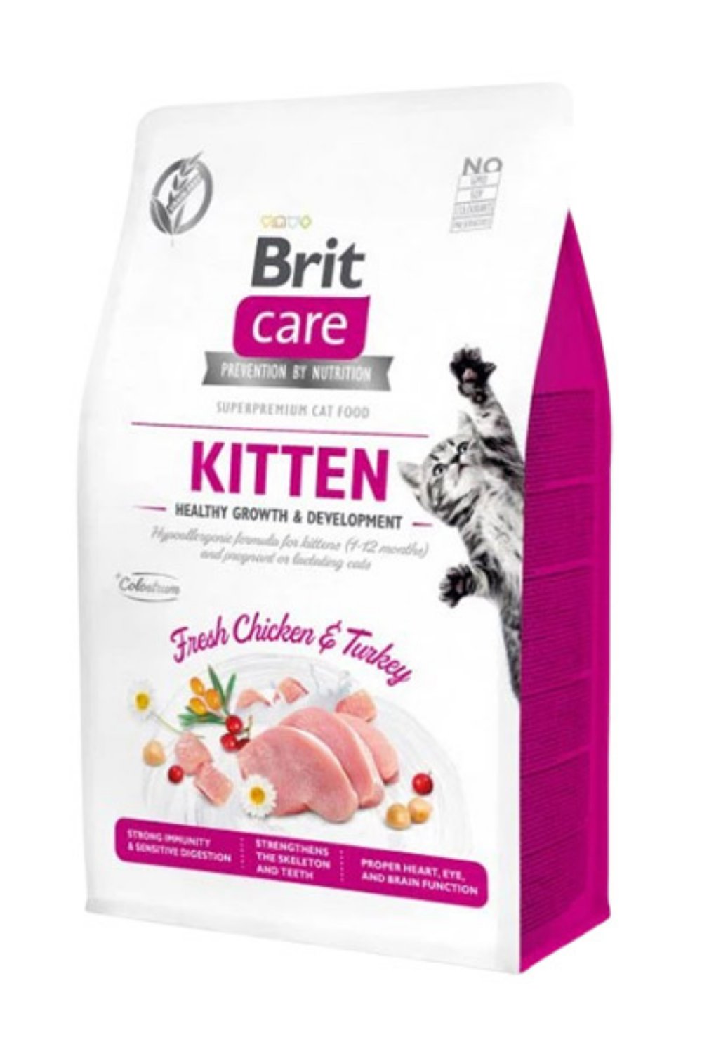 Brit Care Cat Kitten Piščanec in Puran 400g briketi za mačje mladiče
