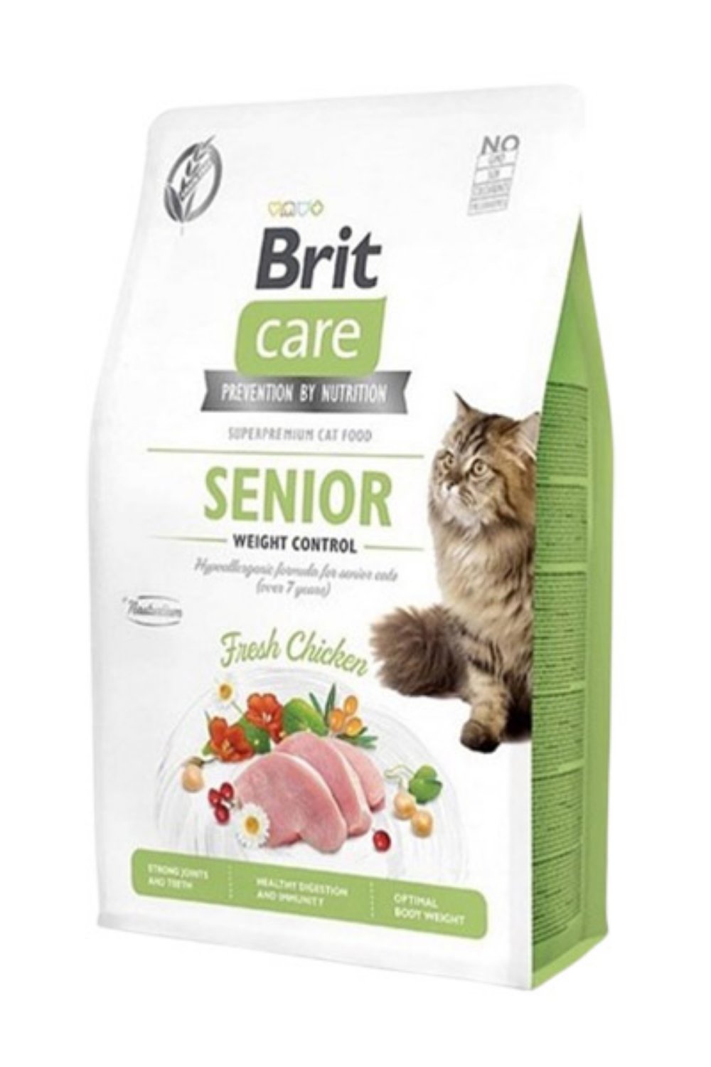 Brit Care Cat Senior Weight Control 400g briketi za starejše mačke