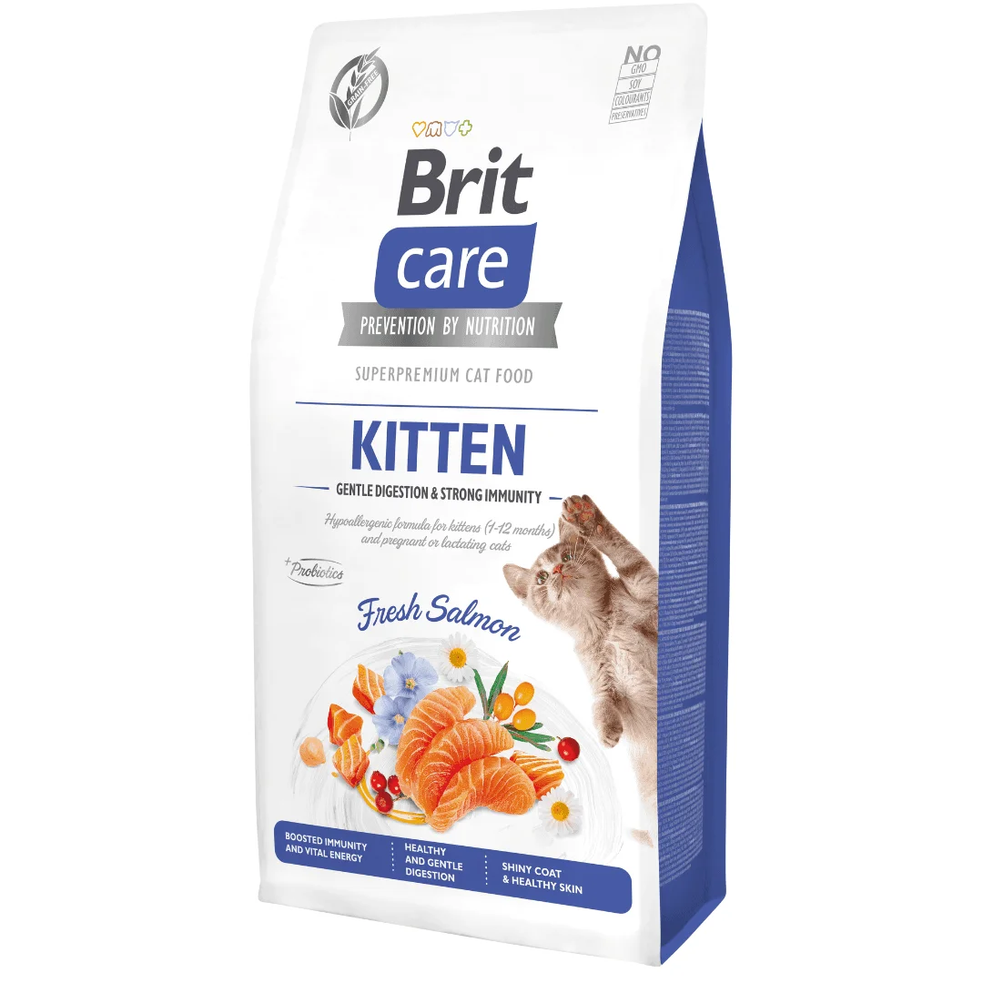 Brit Care Cat Kitten Losos 400g briketi za mačje mladiče
