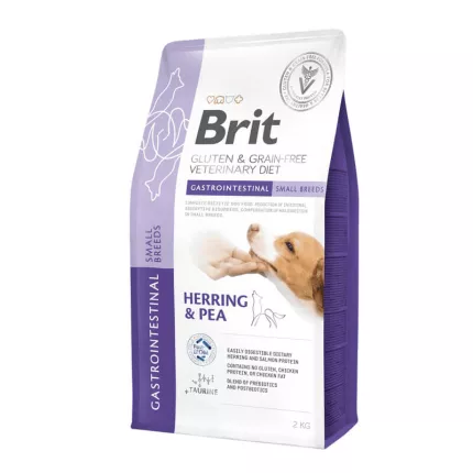 Brit Gluten & Grain Free Veterinarska dieta Small Breeds Gastrointestinal 400g briketi za majhne pasme psov