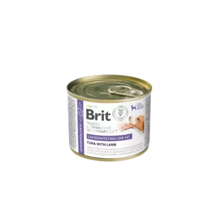 Brit Gluten & Grain Free Veterinarska dieta Gastrointestinal Low Fat 200g pašteta za male pse