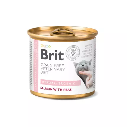 Brit Grain Free veterinarska dieta Hypoallergenic 200g monoproteinska pašteta za mačke Brit Grain Free veterinarska dieta Hypoallergenic 200g monoproteinska pašteta za mačke
