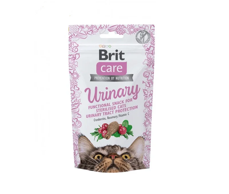 Brit Care Cat Functional snack Urinary 50g priboljški za sterilizirane/kastrirane mačke Brit Care Cat Functional snack Urinary 50g priboljški za sterilizirane/kastrirane mačke