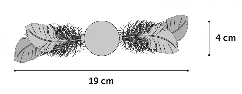 FLAMINGO - LESENA ŽOGA S PERJEM KIRK BALL, Roza FLAMINGO - LESENA ŽOGA S PERJEM KIRK BALL, Roza