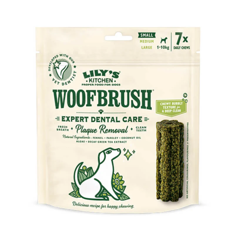 Lily's Kitchen Woofbrush Dental Chew palčke S - 7 x 22 g