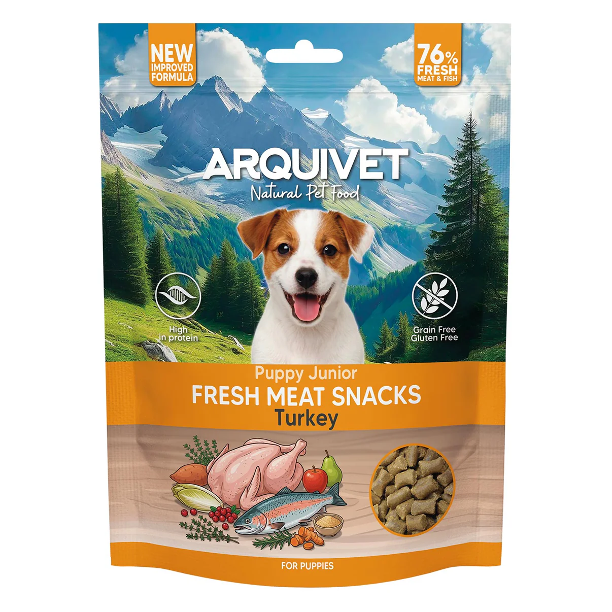 ARQUIVET Fresh priboljški – Puppy Puran